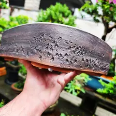 Vaso cerâmico FujiPot alta queima sem esmalte retangular A7,5x28x23cm na internet