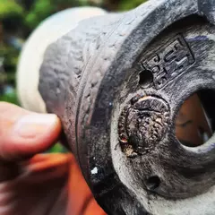 Vaso cerâmico FujiPot alta queima esmaltado A11,5x9cm