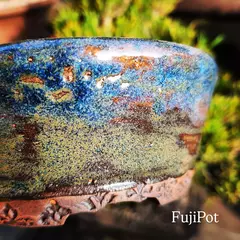Vaso cerâmico FujiPot alta queima esmaltado A4,5x10cm na internet