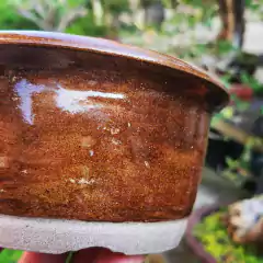 Vaso cerâmico FujiPot alta queima esmaltado A6x13cm - comprar online