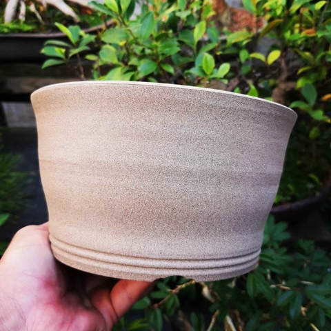 Vaso cerâmico FujiPot alta queima sem esmalte A10x18Cm