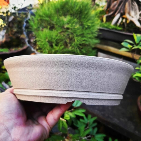 Vaso cerâmico FujiPot alta queima sem esmalte A5,5x20,5Cm