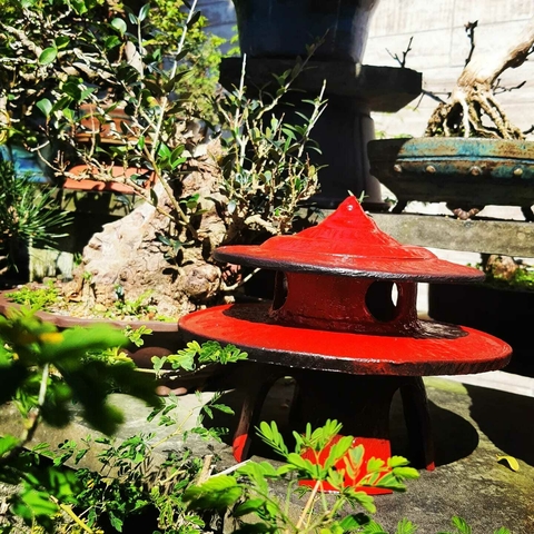 Lanterna japonesa ( torô ) em cerâmica A19x24