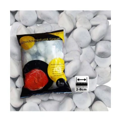 Substrato SOMA Microsfera Natural Gravel Pebble White Stone 2-8cm 1Kg - comprar online