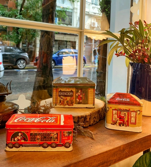 "Estación" Lata Vela Navideña Coca Cola De Colección - comprar online