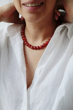 Collar Carmesí - CAROLA FRANZI