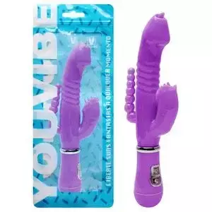 Vibrador Ponto G 12 Modos 3 Em 1 Youvibe Vipmix - comprar online
