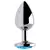 Plug Anal Pequeno - Prata com Pedra - comprar online