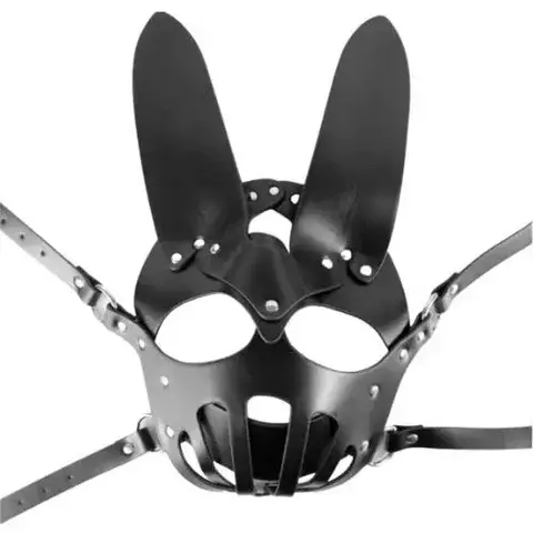 Máscara de Fetiche Sadomasoquismo Coelho - Preto - comprar online