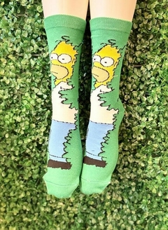 Medias Simpsons - Homero arbusto - Tienda Regalona