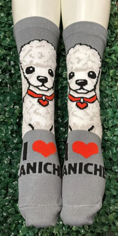 Medias I Love Caniche en internet