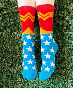 Medias Superheroes - Mujer Maravilla - Tienda Regalona