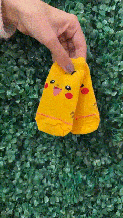 Soquete Pikachu Pokemon - Talles niños en internet