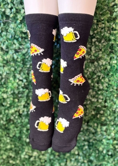 Medias Pizza y Cerveza-Simpsons - Tienda Regalona