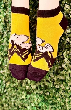 Soquetes Snoopy amarillas - Tienda Regalona