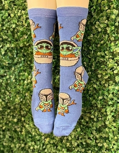 Medias Star Wars - Baby Yoda And Mandalorian - Tienda Regalona