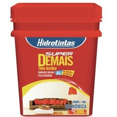TINTA ACRÍLICA SUPER DEMAIS 18L - HIDROTINTAS