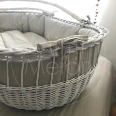 Acolchado + Chichonera - Gris perla