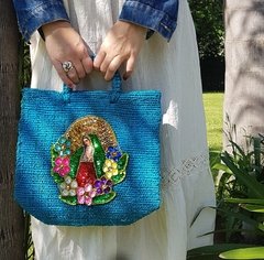 BOLSA de YUTE con Aplique Mediana - comprar online