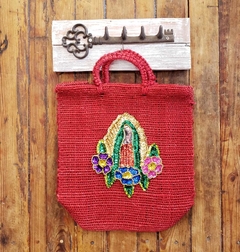 BOLSA de YUTE con Aplique Grande en internet