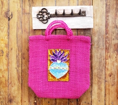 Imagen de BOLSA de YUTE con Aplique Grande