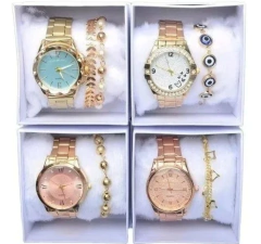 Relógio feminino+ Caixa+ Pulseira