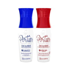Portier Kit Exclusive 2x250ml - Shampoo e Mascara Hidratante