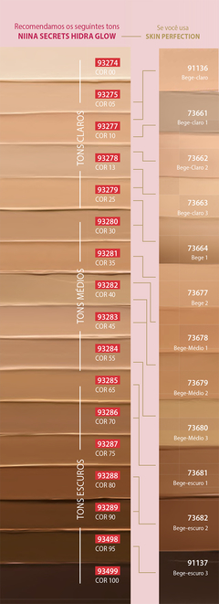 Base Líquida Eudora Niina Secrets Hidra Glow 30ml - comprar online