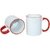 FCB02 - Caneca alça e borda colorida VARIAS CORES na internet