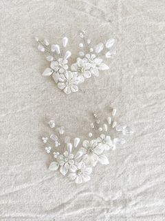 PINS HORIZONTINA PLATEADOS NOVIAS - comprar online