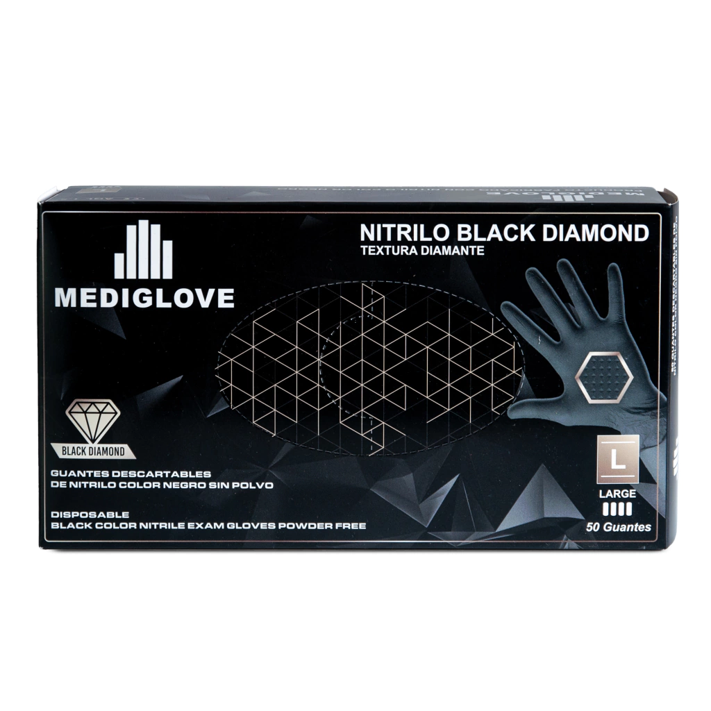GUANTE DESCARTABLE NITRILO BLACK DIAMOND - comprar online