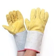 GUANTE DESCARNE PUÑO LARGO DE 1º CON REFUERZO PALMAR ( X 12 UN )