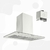 Coifa de Ilha Split Slim Isla 90CM Inox 90CM Tramontina 95800031