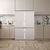 Conjunto com 02 Refrigeradores Bottom Freezer de Piso e Embutir Tecno + Kit de União TR32BXDA 220V