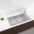 Cuba de Sobrepor Square 86CM em Aço Inox com Acessórios Tramontina 93894113 - loja online