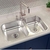 Cuba Isis 69x40CM com 2 Cubas Inox Polido Tramontina 94062402 - comprar online
