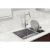 Cuba Quadrum 66x46CM Inox com 2 Cubas e Escorredores Tramontina 94008143 - Loja Espaco Gourmet