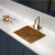 Cuba Quadrum 50x40CM Inox com Revestimento PVD Gold Tramontina 94007303