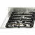 Rangetop Lofra Dolcevita Inox 120CM com 5 Queimadores e 2 Zonas Elétricas 220V - Loja Espaco Gourmet