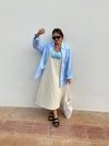 Vestido moletom midi - comprar online