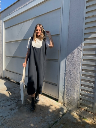 Vestido moletom midi na internet