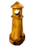 Farol marítimo decorativo em madeira natural torneado – Peça Artesanal Exclusiva na internet