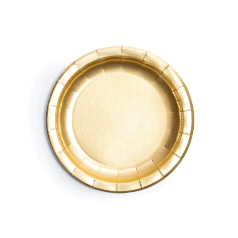 PLATO METALIZADO DORADO - comprar online