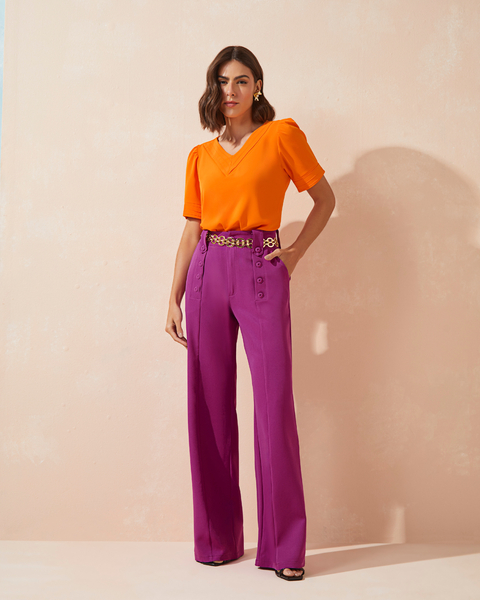 Calça Alfaiataria Pantalona