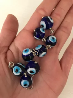 DIJE PLATA 925 OJITO TURCO