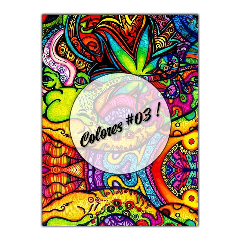 Láminas Decoupage Autoadhesivas - No Servilletas - Colores