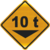 Placa de A46 - Peso Bruto Limitado