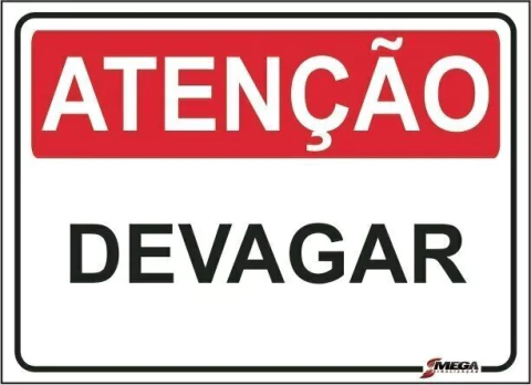 Placa de Devagar