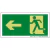 Placa de S2.E -Saida De Emergencia A Esquerda - comprar online
