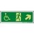 Placa de Cadeirante Pictograma Seta Diagonal Acima D - comprar online